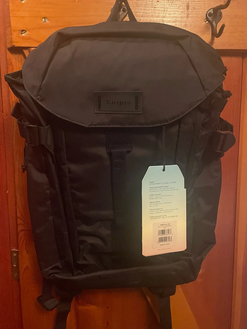 Targus Black Sol-Lite 15.6” Laptop Backpack New! Lightweight. Water Repellent